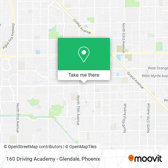 160 Driving Academy - Glendale map