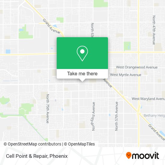 Cell Point & Repair map