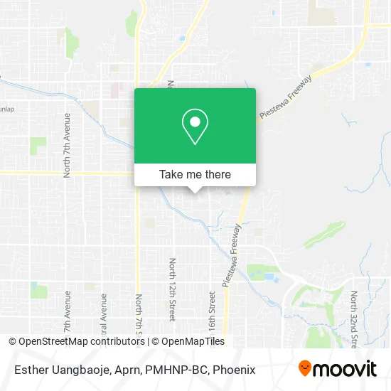Esther Uangbaoje, Aprn, PMHNP-BC map