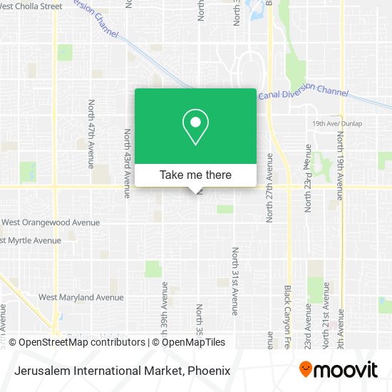 Jerusalem International Market map