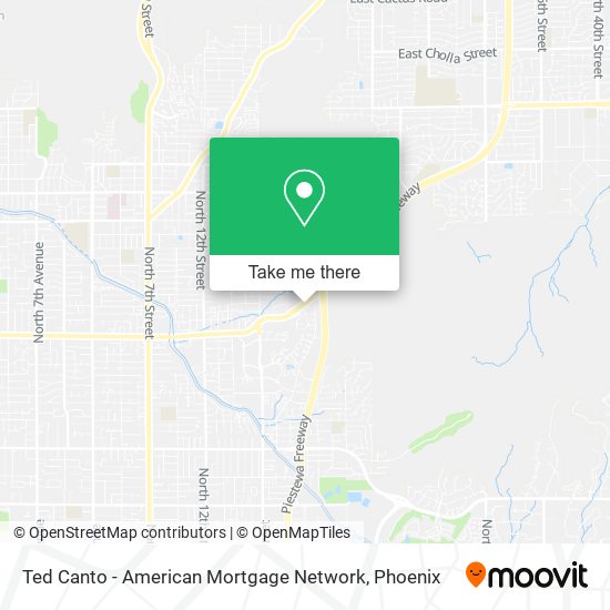 Ted Canto - American Mortgage Network map