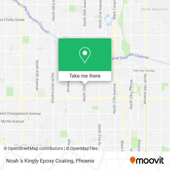 Mapa de Noah 's Kingly Epoxy Coating