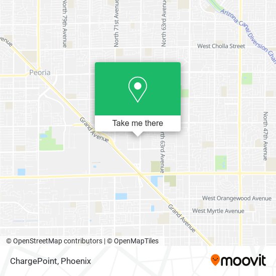 Mapa de ChargePoint