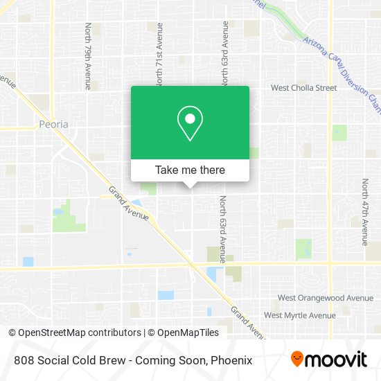 808 Social Cold Brew - Coming Soon map