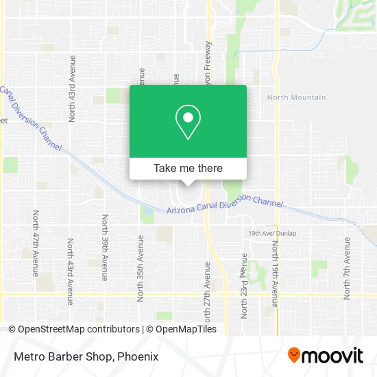 Metro Barber Shop map