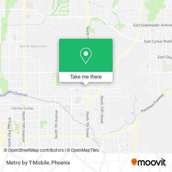 Mapa de Metro by T-Mobile