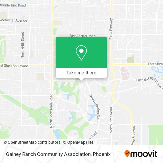 Mapa de Gainey Ranch Community Association