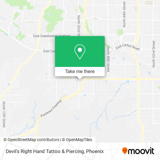 Mapa de Devil's Right Hand Tattoo & Piercing