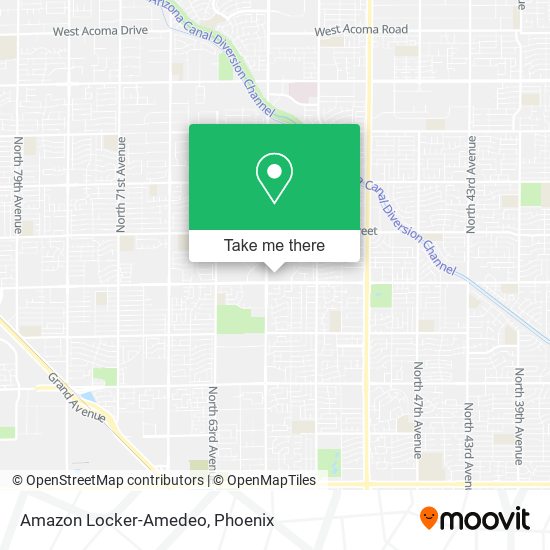 Mapa de Amazon Locker-Amedeo