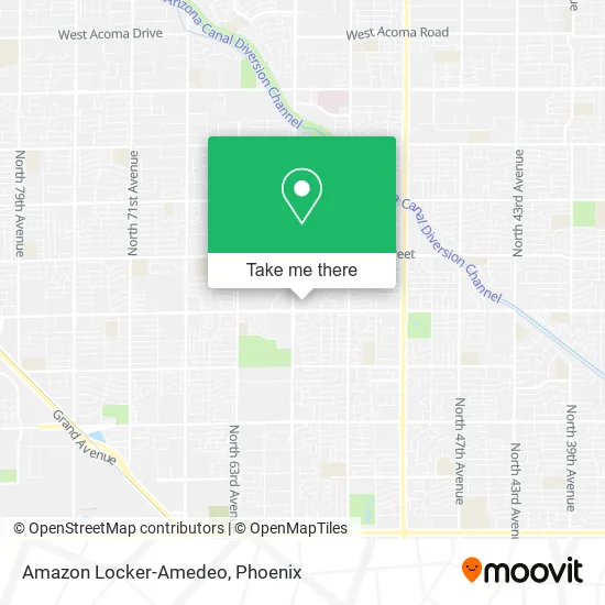 Amazon Locker-Amedeo map