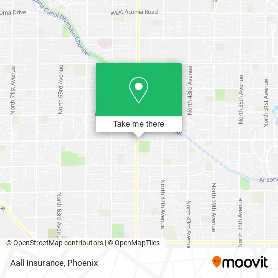 Aall Insurance map