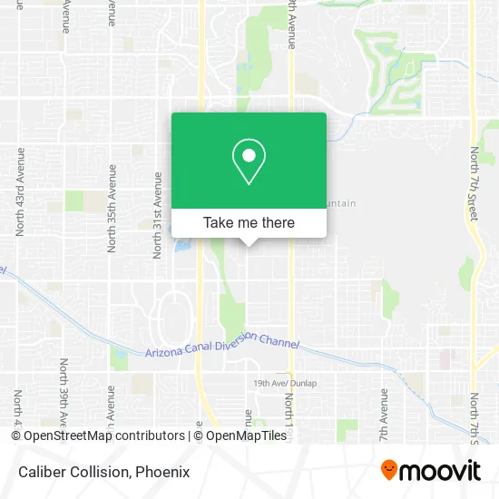 Caliber Collision map