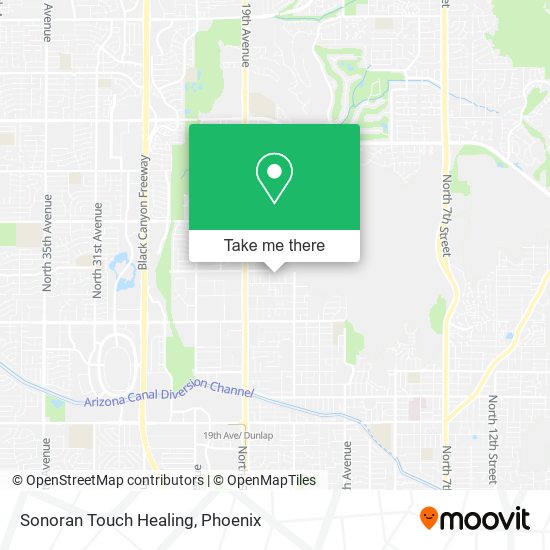 Sonoran Touch Healing map
