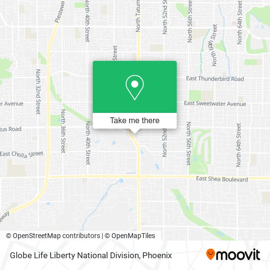 Globe Life Liberty National Division map
