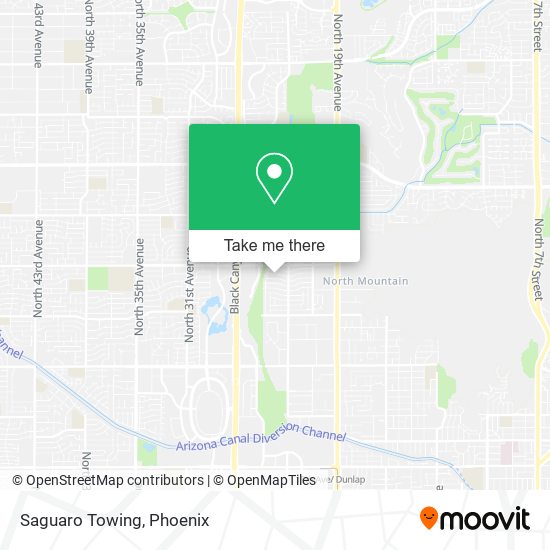 Mapa de Saguaro Towing