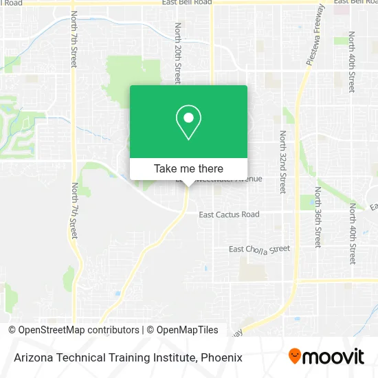 Arizona Technical Training Institute map