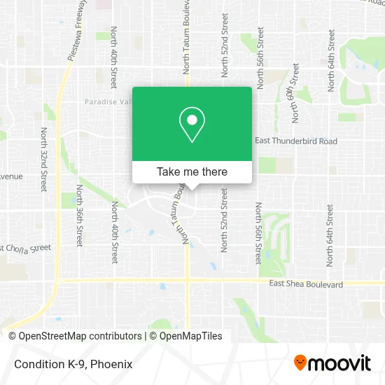 Condition K-9 map