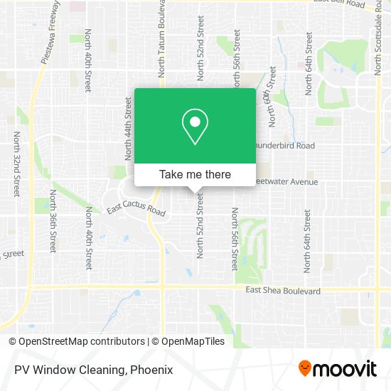 PV Window Cleaning map