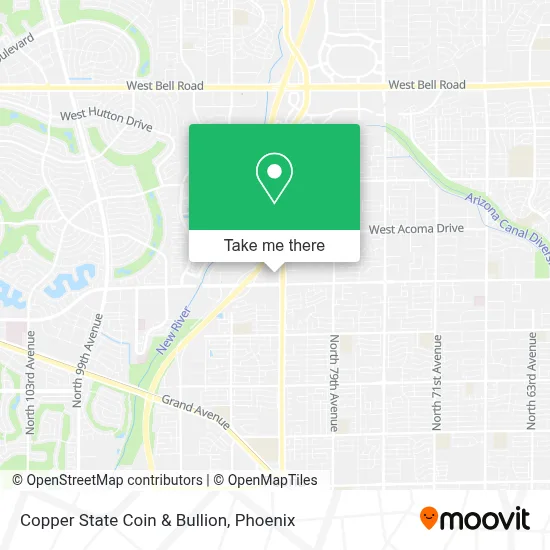 Copper State Coin & Bullion map