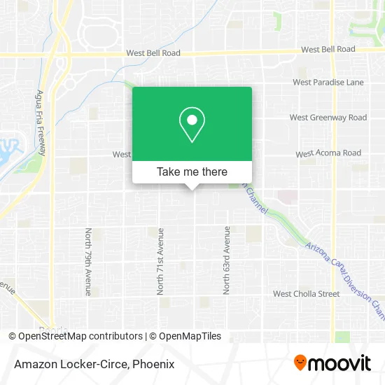 Amazon Locker-Circe map