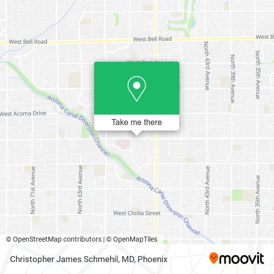 Christopher James Schmehil, MD map