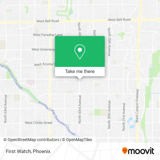 First Watch map