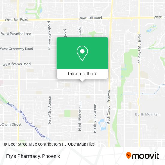 Mapa de Fry's Pharmacy