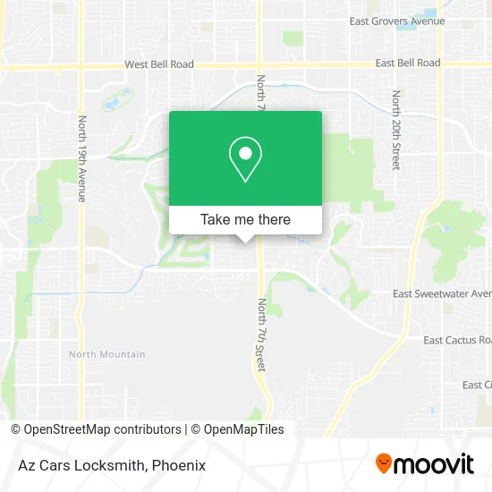 Az Cars Locksmith map