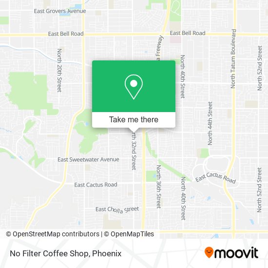 No Filter Coffee Shop map