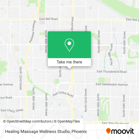 Healing Massage Wellness Studio map