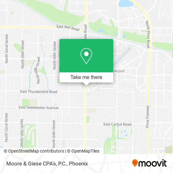 Moore & Giese CPA's, P.C. map
