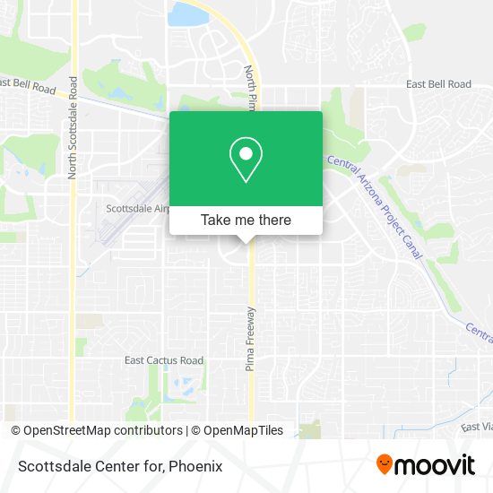 Mapa de Scottsdale Center for