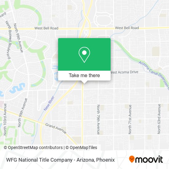 WFG National Title Company - Arizona map