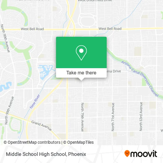 Middle School High School map