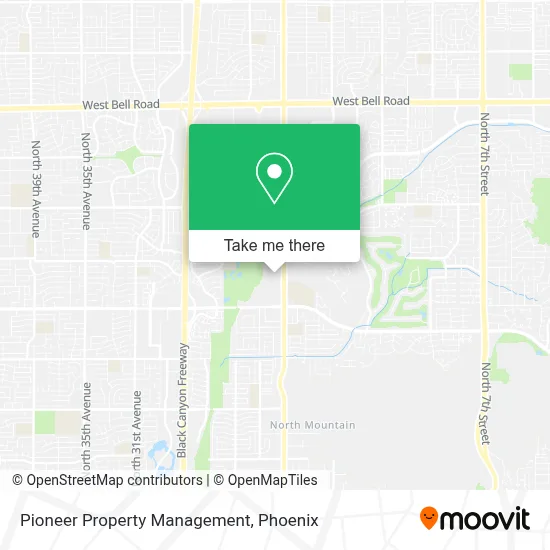 Pioneer Property Management map