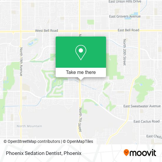 Phoenix Sedation Dentist map