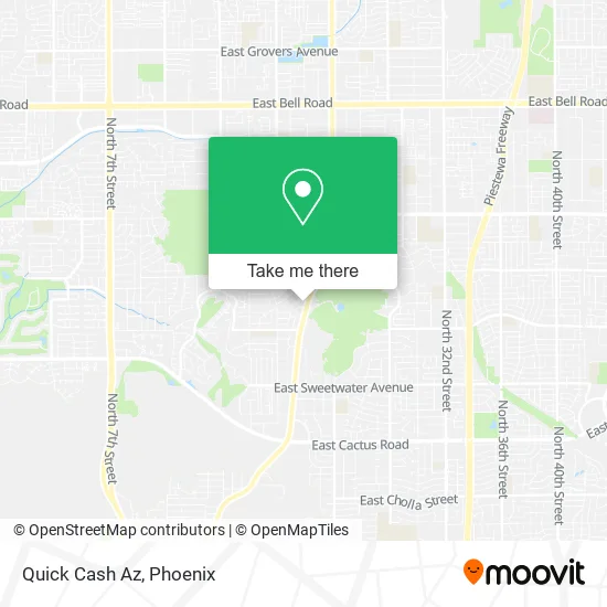 Quick Cash Az map