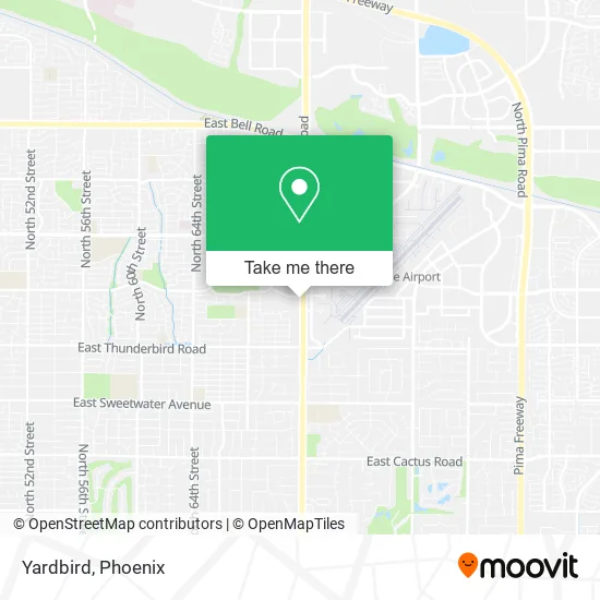 Yardbird map