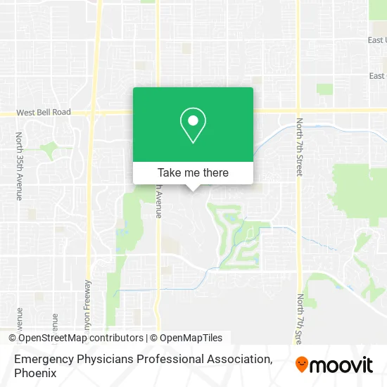 Emergency Physicians Professional Association map