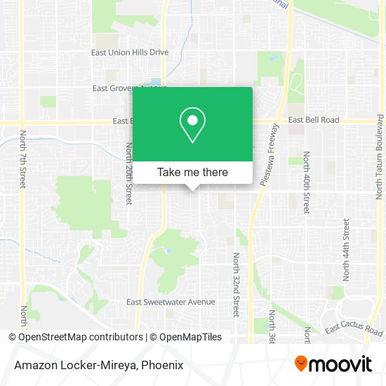 Amazon Locker-Mireya map