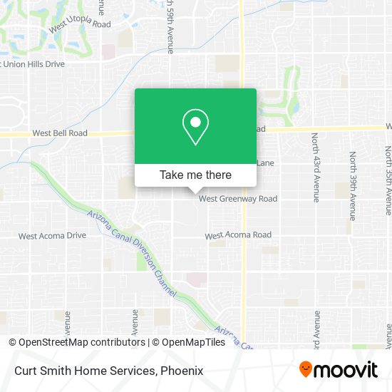 Curt Smith Home Services map