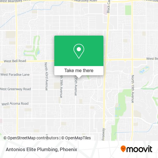Mapa de Antonios Elite Plumbing