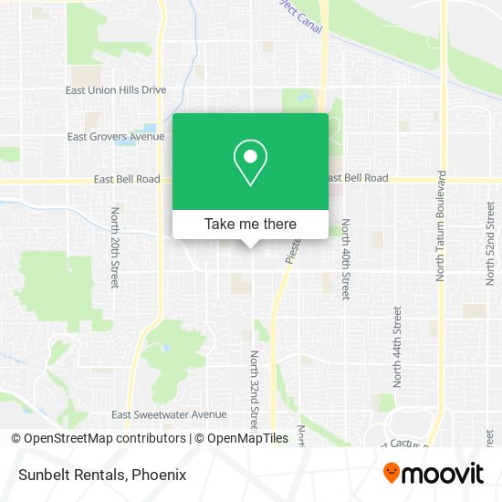 Mapa de Sunbelt Rentals