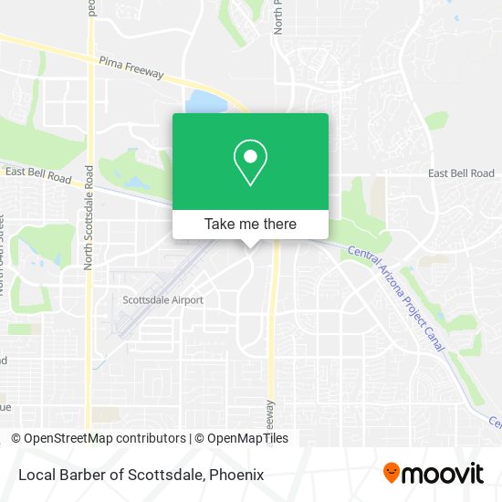 Local Barber of Scottsdale map