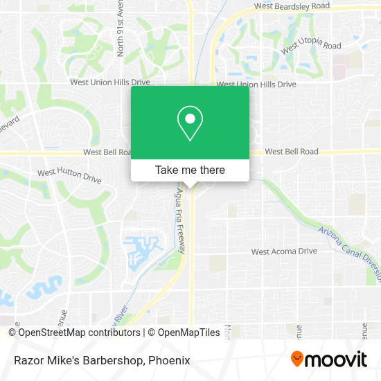 Razor Mike's Barbershop map