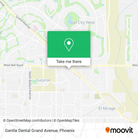 Gentle Dental Grand Avenue map