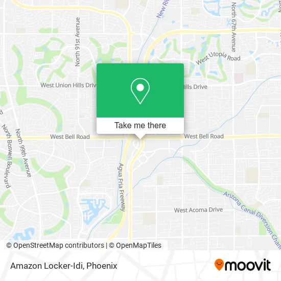 Amazon Locker-Idi map