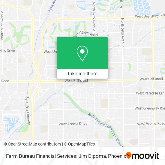 Mapa de Farm Bureau Financial Services: Jim Dipoma