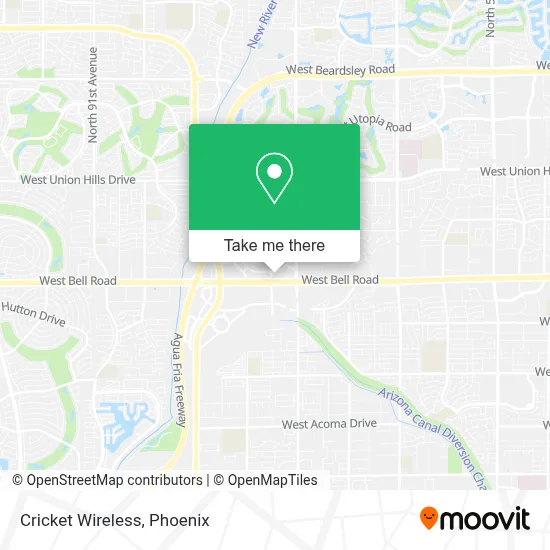 Cricket Wireless map