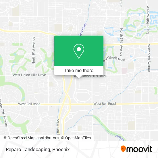 Reparo Landscaping map